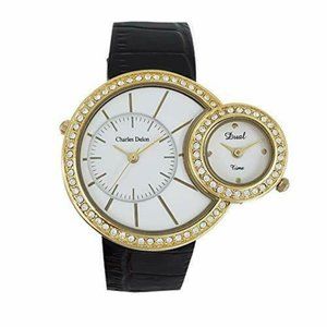 Charles Delon Dress/Formal Style Gold/Black Watch